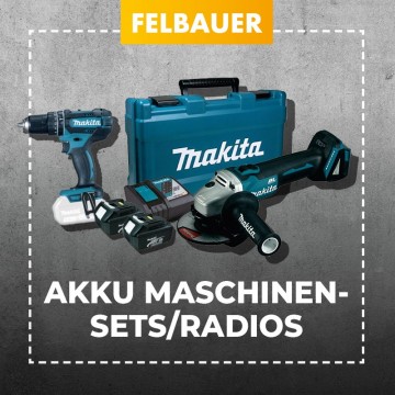 Akku-Maschinen-Sets/Radios